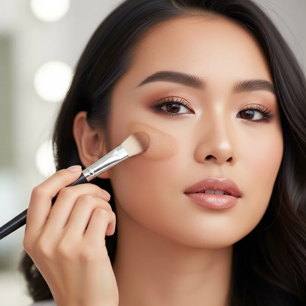 Perfekcyjne modelowanie twarzy kremowymi kosmetykami